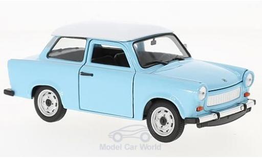 Coche miniatura Trabant 601 1/24 Welly azul/blanco Trabant 601 1/24 Welly azul/blanco coche miniatura