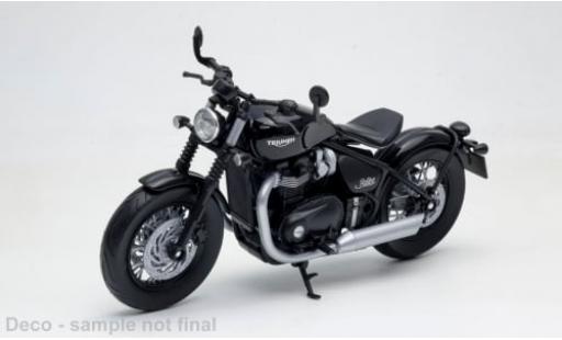 Triumph Bonneville 1/12 Welly Bobber schwarz 1:12 coche miniatura