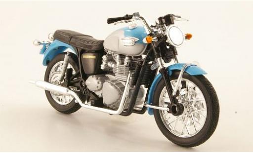 Coche miniatura Triumph Bonneville 1/18 Welly blau 2002 1:18 Triumph Bonneville 1/18 Welly blau 2002 1:18 coche miniatura