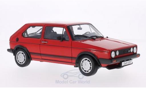 Coche miniatura Volkswagen Golf V 1/18 Welly I GTI rojo 1982 Volkswagen Golf V 1/18 Welly I GTI rojo 1982 coche miniatura