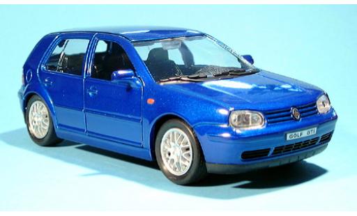 Coche miniatura Volkswagen Golf 1/24 Welly IV met. blau 1:24 Volkswagen Golf 1/24 Welly IV met. blau 1:24 coche miniatura