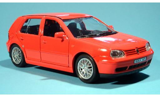 Coche miniatura Volkswagen Golf 1/24 Welly IV rojo 1:24 Volkswagen Golf 1/24 Welly IV rojo 1:24 coche miniatura