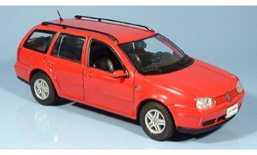 Coche miniatura Volkswagen Golf 1/24 Welly Variant rojo 2001 1:24 Volkswagen Golf 1/24 Welly Variant rojo 2001 1:24 coche miniatura