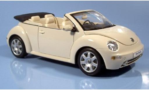 Coche miniatura Volkswagen New Beetle 1/18 Welly Cabriolet beige 2003 1:18 Volkswagen New Beetle 1/18 Welly Cabriolet beige 2003 1:18 coche miniatura