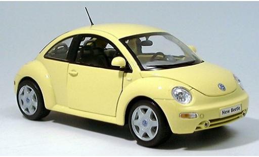 Coche miniatura Volkswagen New Beetle 1/18 Welly gelb 1:18 Volkswagen New Beetle 1/18 Welly gelb 1:18 coche miniatura