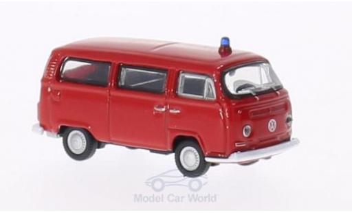 Coche miniatura Volkswagen T2 1/87 Welly Bus Feuerwehr 1972 Volkswagen T2 1/87 Welly Bus Feuerwehr 1972 coche miniatura