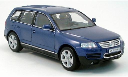 Coche miniatura Volkswagen Touareg 1/24 Welly blau 2002 1:24 Volkswagen Touareg 1/24 Welly blau 2002 1:24 coche miniatura