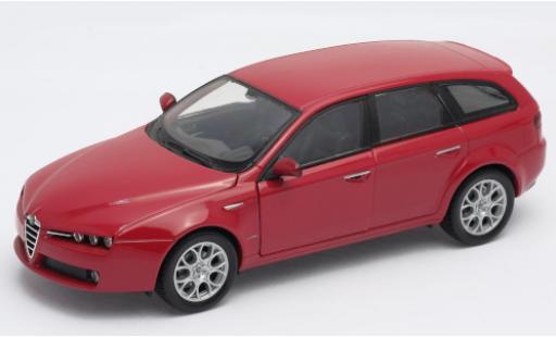 Coche miniatura Alfa Romeo 159 1/24 Welly Sportwagon rouge Alfa Romeo 159 1/24 Welly Sportwagon rouge coche miniatura