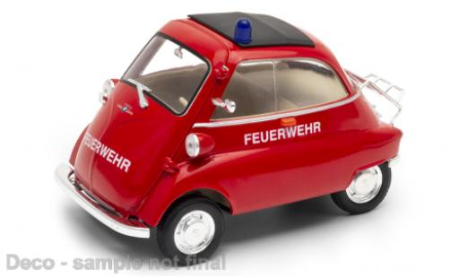 Bmw Isetta 1/18 Welly 250 Feuerwehr coche miniatura