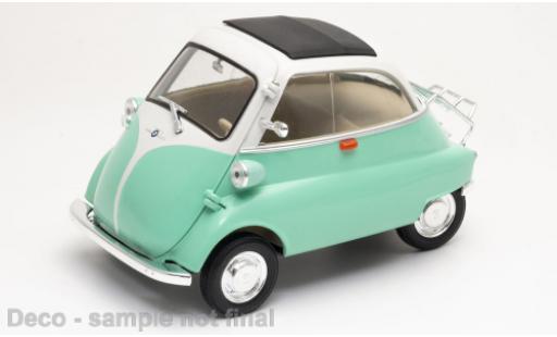 Bmw Isetta 1/18 Welly 250 verde/blanco coche miniatura