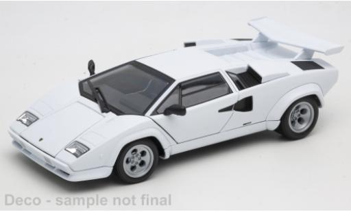 Coche miniatura Lamborghini Countach 1/24 Welly LP 5000 S blanco Lamborghini Countach 1/24 Welly LP 5000 S blanco coche miniatura