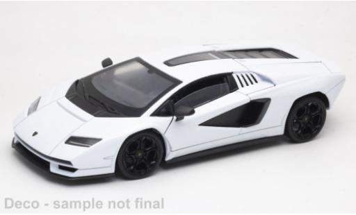 Coche miniatura Lamborghini Countach 1/24 Welly LPI 800-4 blanco Lamborghini Countach 1/24 Welly LPI 800-4 blanco coche miniatura