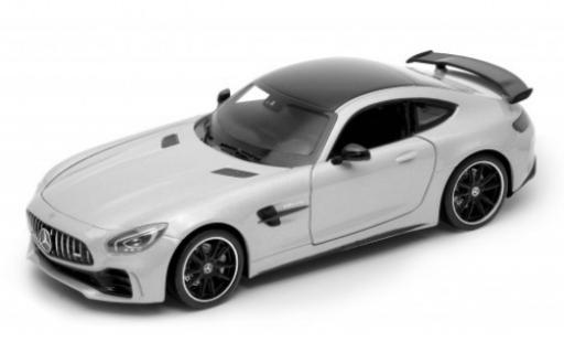 Coche miniatura Mercedes AMG GT 1/24 Welly R (C190) blanco Mercedes AMG GT 1/24 Welly R (C190) blanco coche miniatura