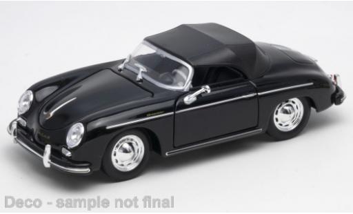 Coche miniatura Porsche 356 1/24 Welly A Speedster negro Porsche 356 1/24 Welly A Speedster negro coche miniatura