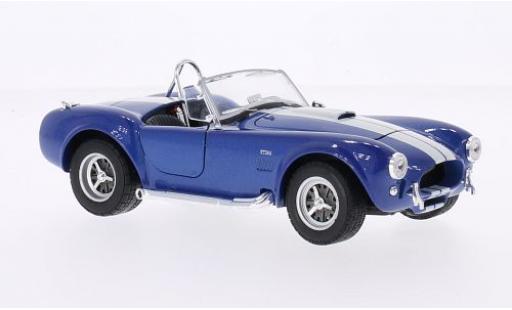 Coche miniatura Shelby Cobra 1/24 Welly 427 SC metallise azul/blanche 1965 Shelby Cobra 1/24 Welly 427 SC metallise azul/blanche 1965 coche miniatura