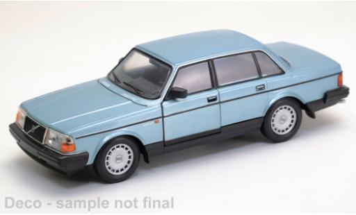Coche miniatura Volvo 240 1/24 Welly GL metallise azul Volvo 240 1/24 Welly GL metallise azul coche miniatura