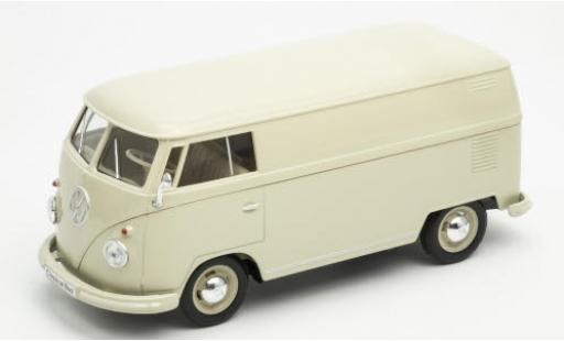 Coche miniatura Volkswagen T1 1/24 Welly bus fourgon beige 1963 Volkswagen T1 1/24 Welly bus fourgon beige 1963 coche miniatura