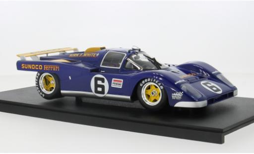 Coche miniatura Ferrari 512 1/18 Werk83 M 24h Daytona 1971 Team Sunoco #6 1:18 Ferrari 512 1/18 Werk83 M 24h Daytona 1971 Team Sunoco #6 1:18 coche miniatura