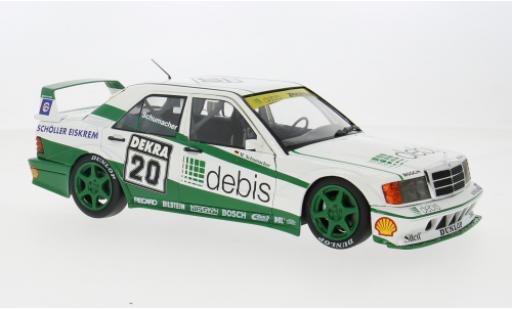 Coche miniatura Mercedes 190 1/18 Werk83 E 2.5-16 Evo 2 weiss/grün DTM Rennen Norisring DTM 1991 1990 Team Debis Zakspeed #20 1:18 Mercedes 190 1/18 Werk83 E 2.5-16 Evo 2 weiss/grün DTM Rennen Norisring DTM 1991 1990 Team Debis Zakspeed #20 1:18 coche miniatura