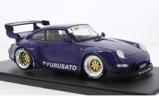 Coche miniatura Porsche 993 RWB 1/18 Werk83 911  violett Furusato 1:18 Porsche 993 RWB 1/18 Werk83 911  violett Furusato 1:18 coche miniatura