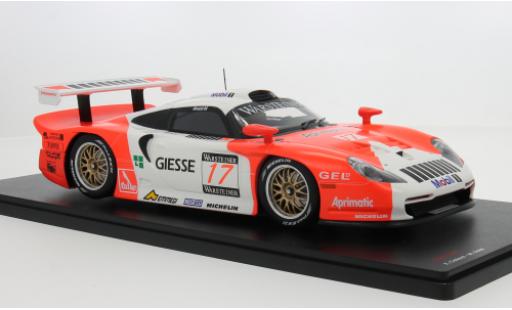 Porsche 996 GT1 1/18 Werk83 911 rojo/weiss FIA GT Championship 1997 #17 1:18 coche miniatura