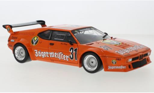 Bmw M1 1/18 Werk83 Procar No.31 Jägermeister DRT Nürburgring 1982 coche miniatura