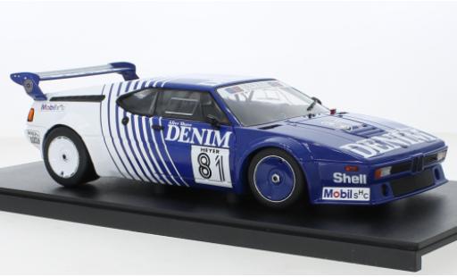 Bmw M1 1/18 Werk83 Procar No.81 GS Tuning Denim Procar 1980 coche miniatura