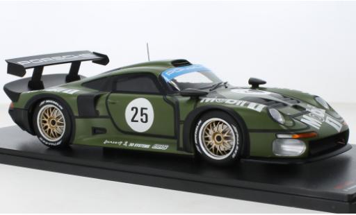Porsche 996 GT1 1/18 Werk83 911 No.25 AG Prequalifying 24h LeMans 1997 coche miniatura