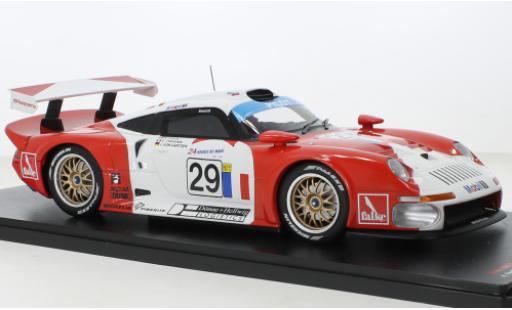 Coche miniatura Porsche 996 GT1 1/18 Werk83 911 No.29 JP Racing 24h Le Mans 1997 Porsche 996 GT1 1/18 Werk83 911 No.29 JP Racing 24h Le Mans 1997 coche miniatura