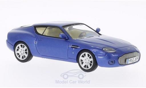 Coche miniatura Aston Martin DB7 1/43 WhiteBox Vantage Zagato metalico azul 2003 Aston Martin DB7 1/43 WhiteBox Vantage Zagato metalico azul 2003 coche miniatura