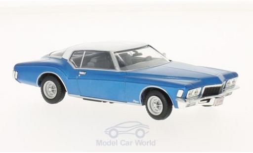 Coche miniatura Buick Riviera 1972 1/43 WhiteBox Coupe metalico azul/blanco 1972 Buick Riviera 1972 1/43 WhiteBox Coupe metalico azul/blanco 1972 coche miniatura
