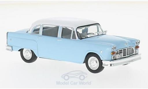 Coche miniatura Checker Marathon 1/43 WhiteBox 327 azul/blanco 1964 Checker Marathon 1/43 WhiteBox 327 azul/blanco 1964 coche miniatura