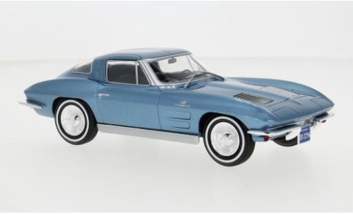 Coche miniatura Chevrolet Corvette 1/24 WhiteBox (C2) Stingray metallise blau 1963 1:24 Chevrolet Corvette 1/24 WhiteBox (C2) Stingray metallise blau 1963 1:24 coche miniatura