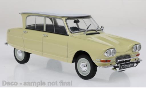 Coche miniatura Citroen Ami 6 1/24 WhiteBox AMI 6 amarillo/blanco 1961 Citroen Ami 6 1/24 WhiteBox AMI 6 amarillo/blanco 1961 coche miniatura