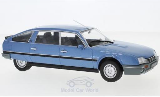 Citroen CX 1/24 WhiteBox 2500 Prestige Phase 2 metalico azul 1986 coche miniatura