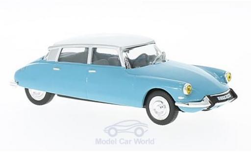 Citroen DS 19 1/43 WhiteBox 19 azul/blanco 1966 coche miniatura