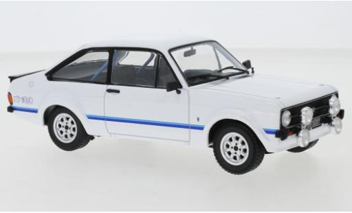 Ford Escort 1/24 WhiteBox MkII RS 1800 blanco/azul 1989 coche miniatura