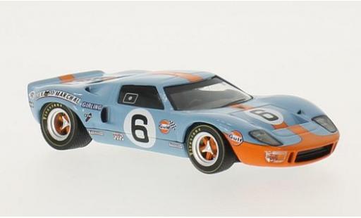 Coche miniatura Ford GT40 1/43 WhiteBox RHD No.6 John Wyer A.E. Gulf 24h Le Mans 1969 J.Ickx/J.Oliver Ford GT40 1/43 WhiteBox RHD No.6 John Wyer A.E. Gulf 24h Le Mans 1969 J.Ickx/J.Oliver coche miniatura