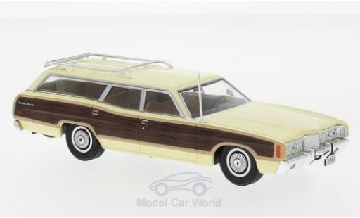 Coche miniatura Ford LTD 1/43 WhiteBox Country Squire amarillo/Holzoptik 1972 Ford LTD 1/43 WhiteBox Country Squire amarillo/Holzoptik 1972 coche miniatura