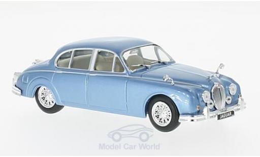 Jaguar MK 9 1/43 WhiteBox II metalico azul RHD 1960 coche miniatura