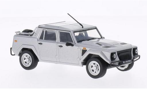 Lamborghini LM 1/43 WhiteBox 002 gris 1986 coche miniatura