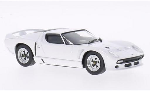 Coche miniatura Lamborghini Miura 1/43 WhiteBox SVJ Roadster blanco 1981 Lamborghini Miura 1/43 WhiteBox SVJ Roadster blanco 1981 coche miniatura