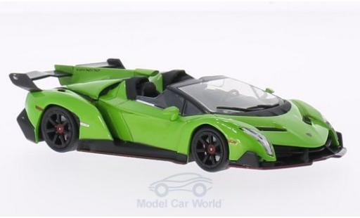 Coche miniatura Lamborghini Veneno 1/43 WhiteBox Roadster verde 2013 Lamborghini Veneno 1/43 WhiteBox Roadster verde 2013 coche miniatura