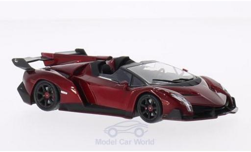 Coche miniatura Lamborghini Veneno 1/43 WhiteBox Roadster metalico rojo 2013 Lamborghini Veneno 1/43 WhiteBox Roadster metalico rojo 2013 coche miniatura