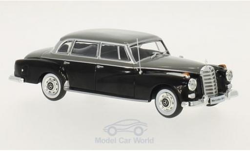 Coche miniatura Mercedes 300 S 1/43 WhiteBox d (W189) negro/gris 1957 Mercedes 300 S 1/43 WhiteBox d (W189) negro/gris 1957 coche miniatura