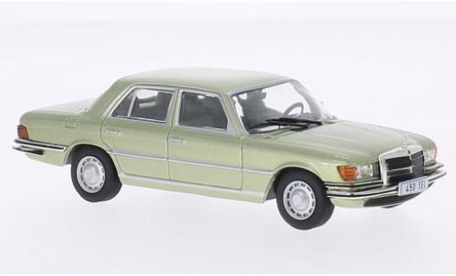 Coche miniatura Mercedes 450 1/43 WhiteBox SEL (W116) metalico verde 1975 Mercedes 450 1/43 WhiteBox SEL (W116) metalico verde 1975 coche miniatura