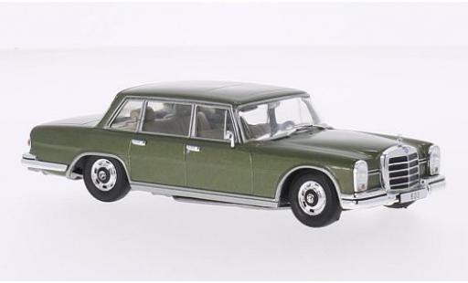 Coche miniatura Mercedes 600 1/43 WhiteBox (W100) metalico verde 1964 Mercedes 600 1/43 WhiteBox (W100) metalico verde 1964 coche miniatura