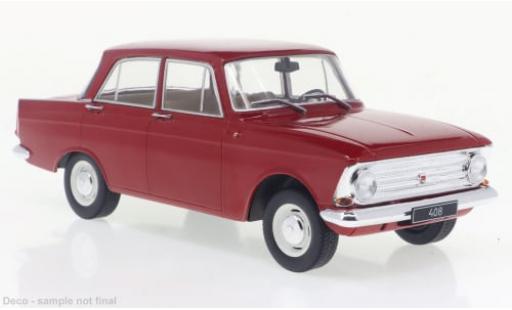 Coche miniatura Moskwitsch 408 1/24 WhiteBox rojo 1966 1:24 Moskwitsch 408 1/24 WhiteBox rojo 1966 1:24 coche miniatura