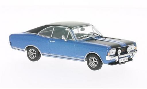 Opel Commodore 1/43 WhiteBox A Coupe GS metalico azul/negro 1970 coche miniatura