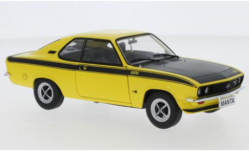 Coche miniatura Opel Manta 1/24 WhiteBox A GT/E amarillo/matt-negro 1974 Opel Manta 1/24 WhiteBox A GT/E amarillo/matt-negro 1974 coche miniatura